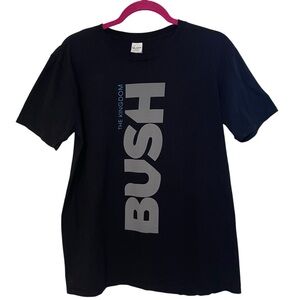 Bush THE KINGDOM Fan Tracks Band‎ T Shirt Large